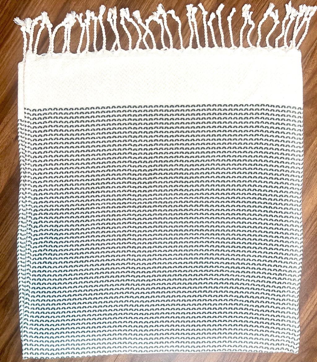 Luxury Tea Towel, Turkish Tea Towels, Organic Cotton Washcloth Diamond Weave Pattern (Copy)