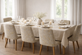100% Linen Table Cloth for Rectangular Custom Table Cloth